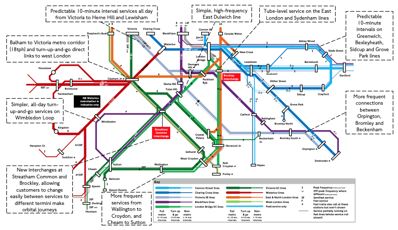 Would a Victoria line extension into South London along with the