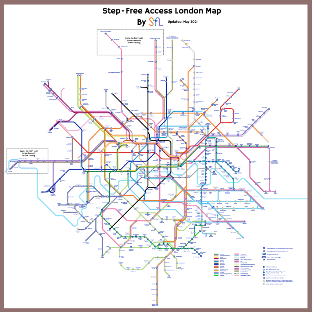 Step-Free London Map Screenshot